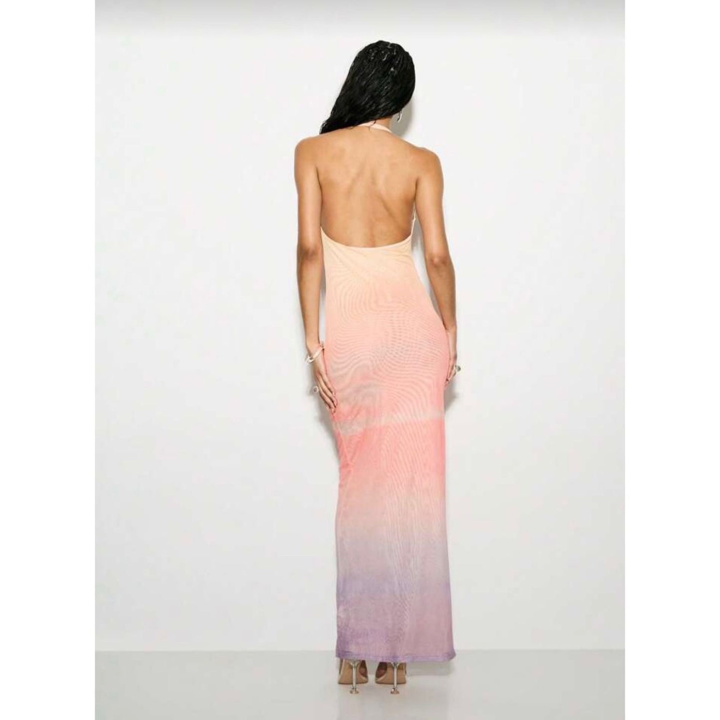 Maxi Vestido Tie Dye en Malla