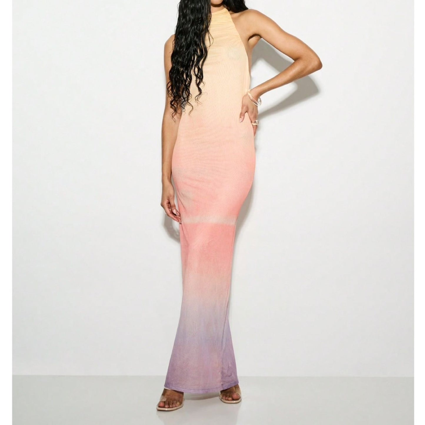 Maxi Vestido Tie Dye en Malla