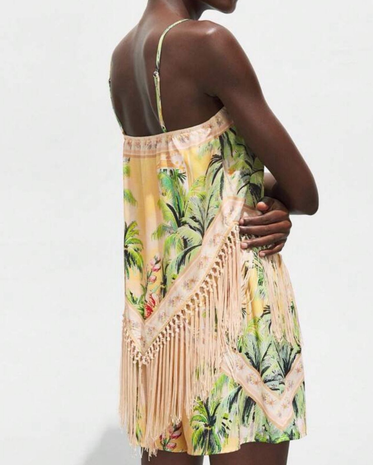 Set Top Flecos y Short Golden Tropic VM