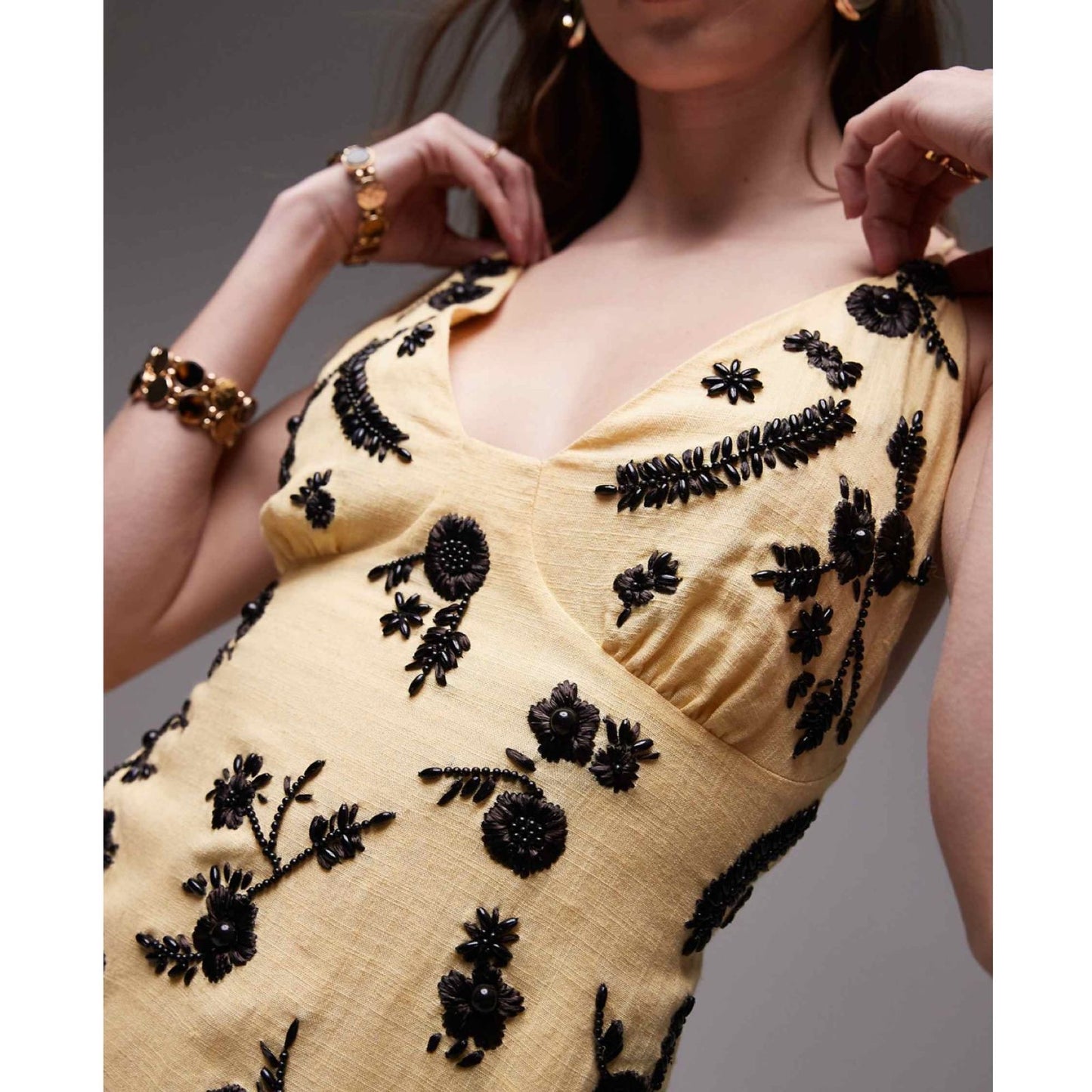 Top Floral con Espalda Descubierta
