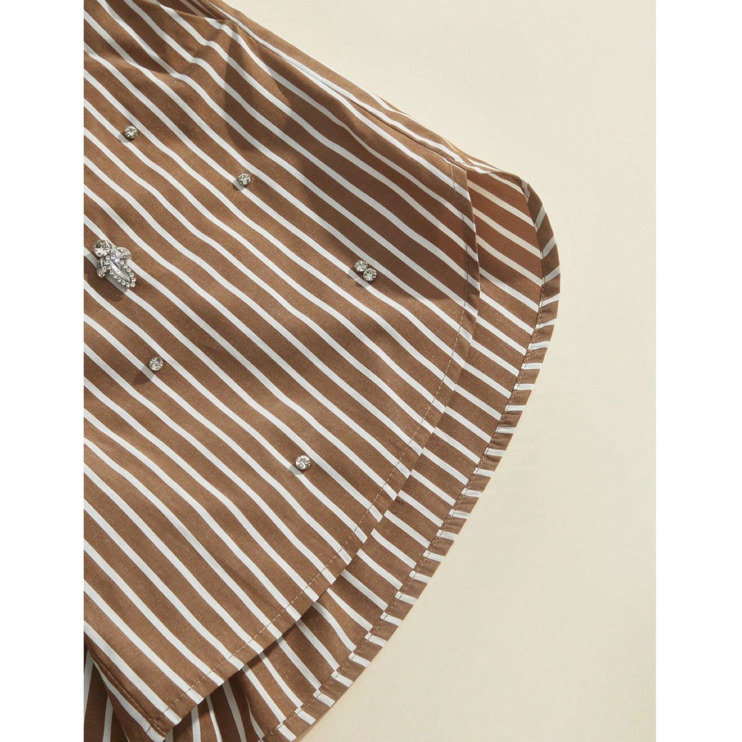 Set Camisa y Short con Apliques y Rayas