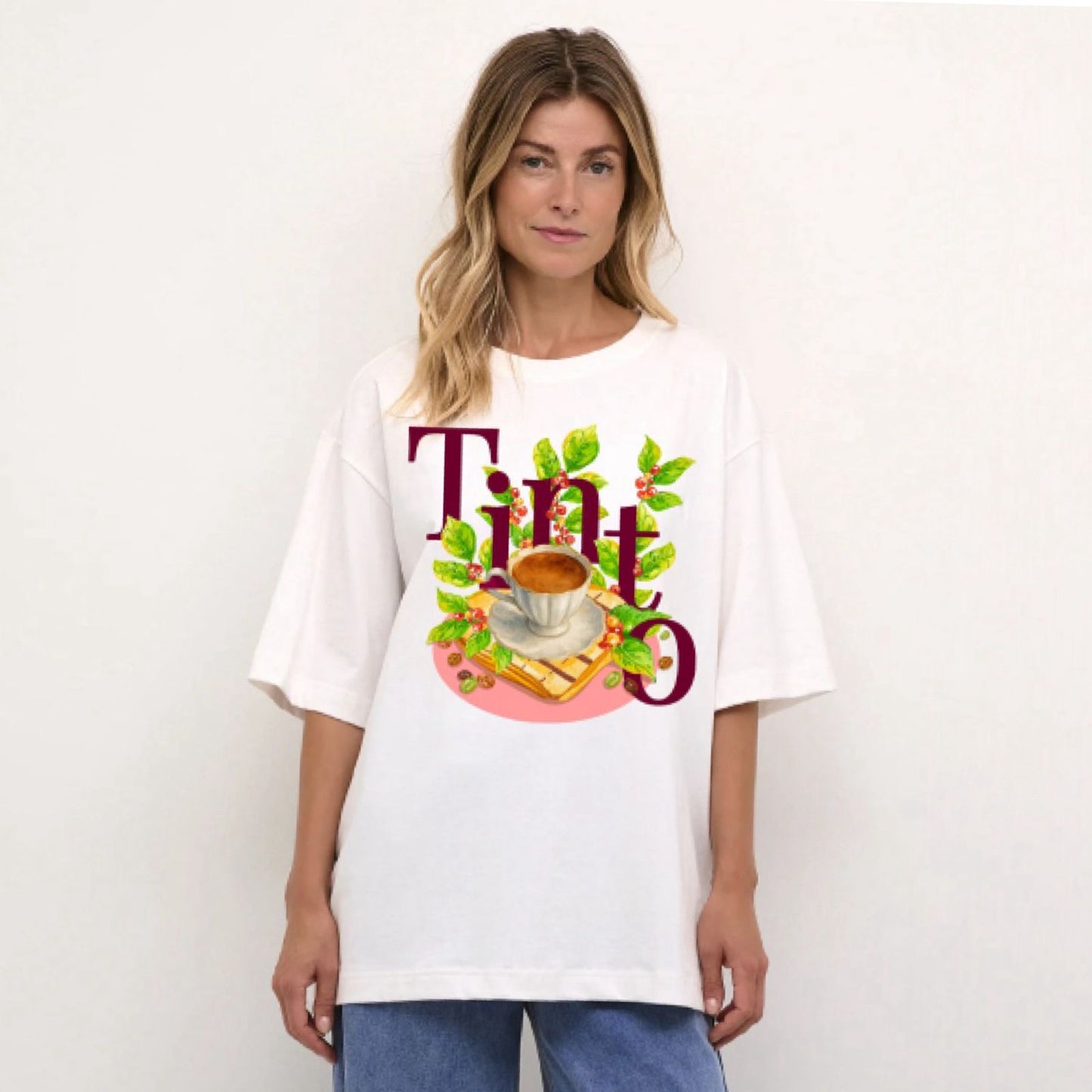 T-shirt Tinto
