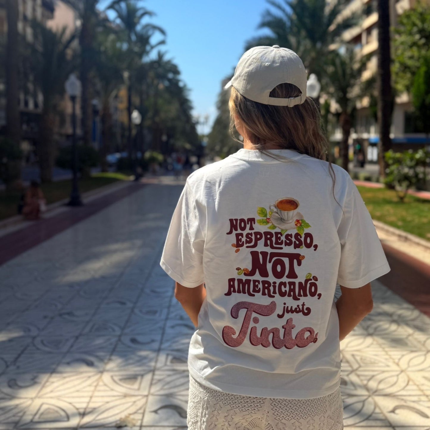 T-shirt Tinto