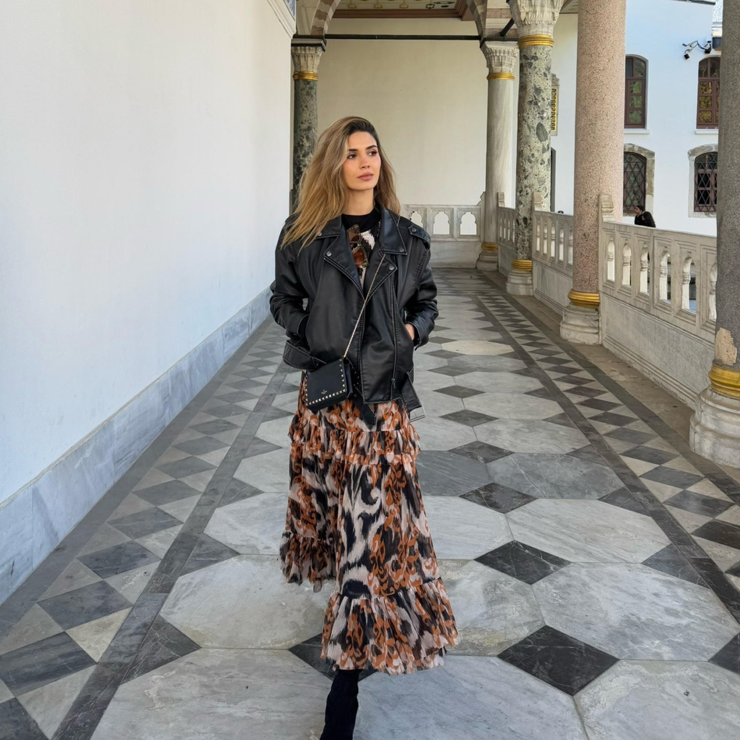 Printed Maxi Skirt Gt