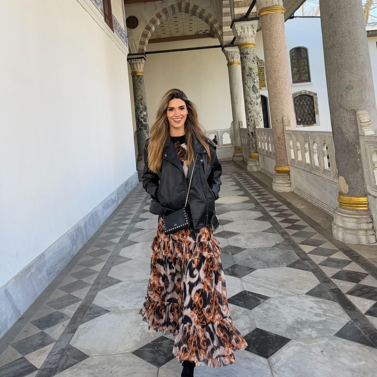 Printed Maxi Skirt Gt