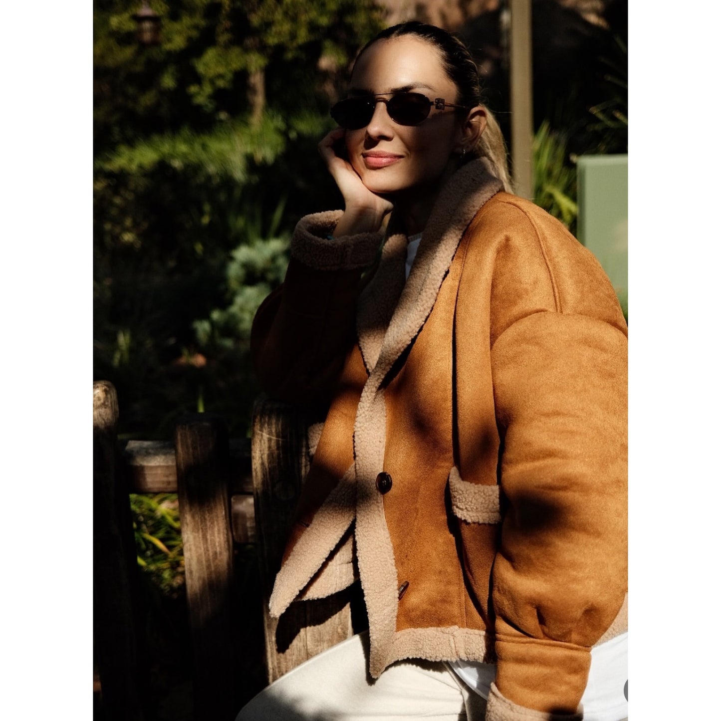 Chaqueta Afelpada D. Mocha