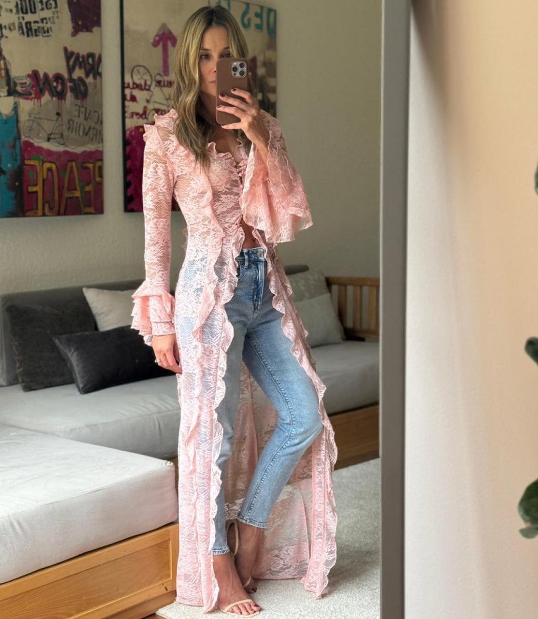 Maxi Top en Encaje