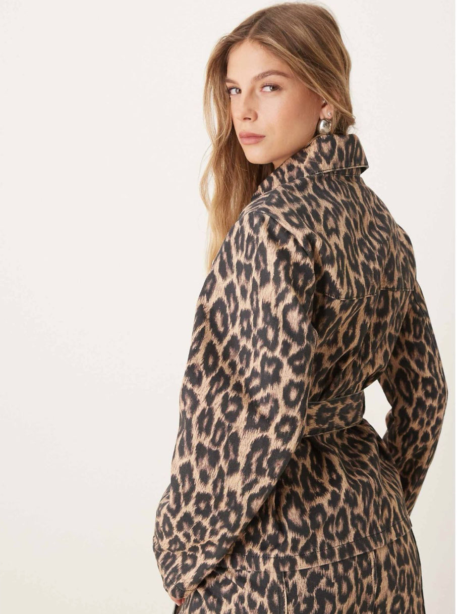 Chaqueta Animal Print Leopardo