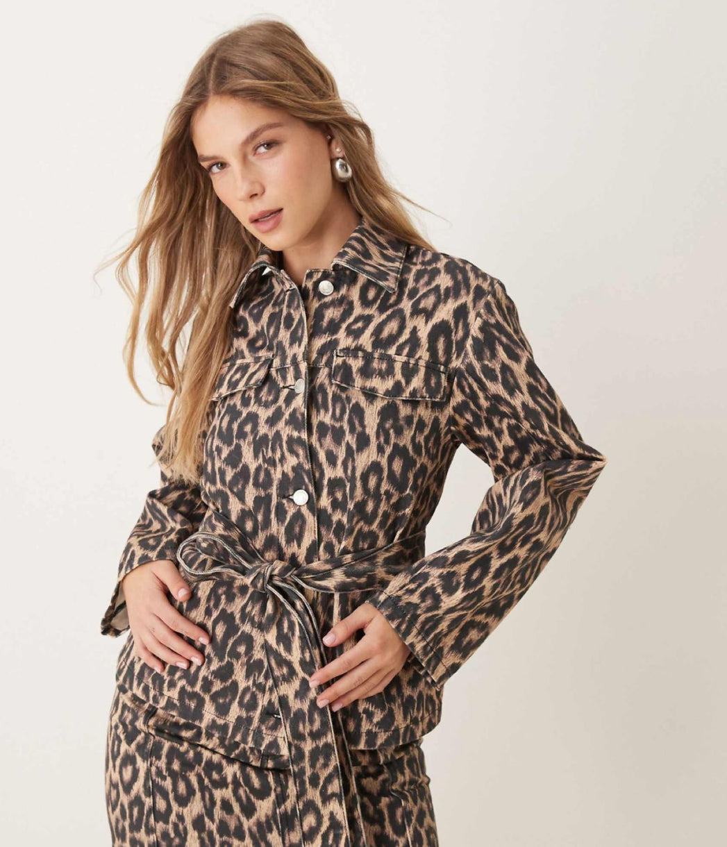 Chaqueta Animal Print Leopardo