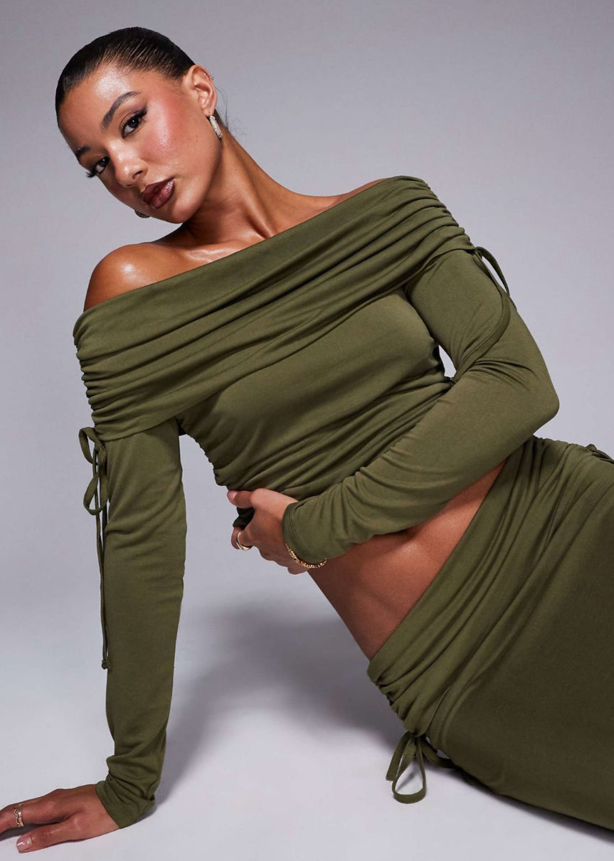 Set Top y Maxi Falda