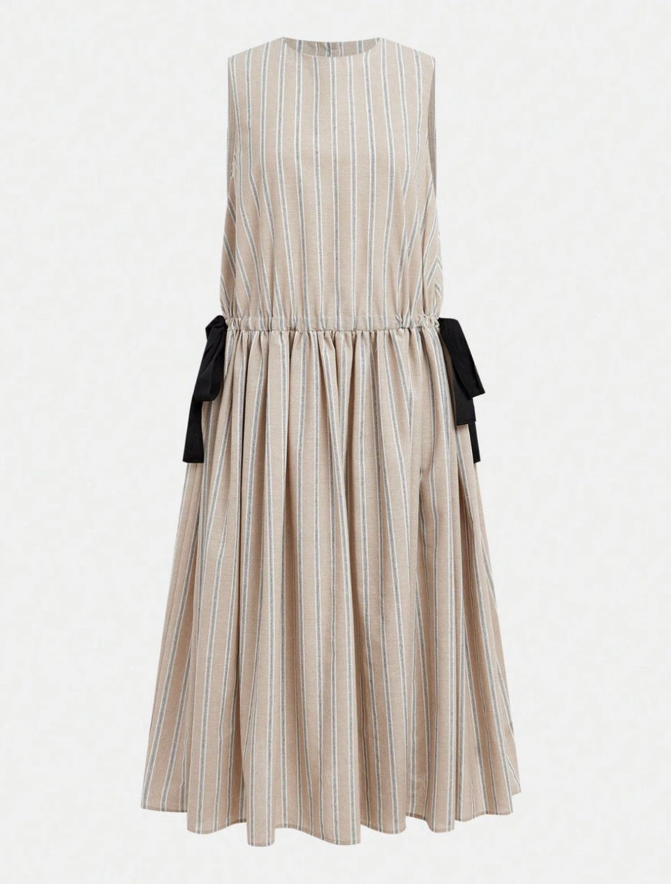 Vestido Midi Rayas con Lazos