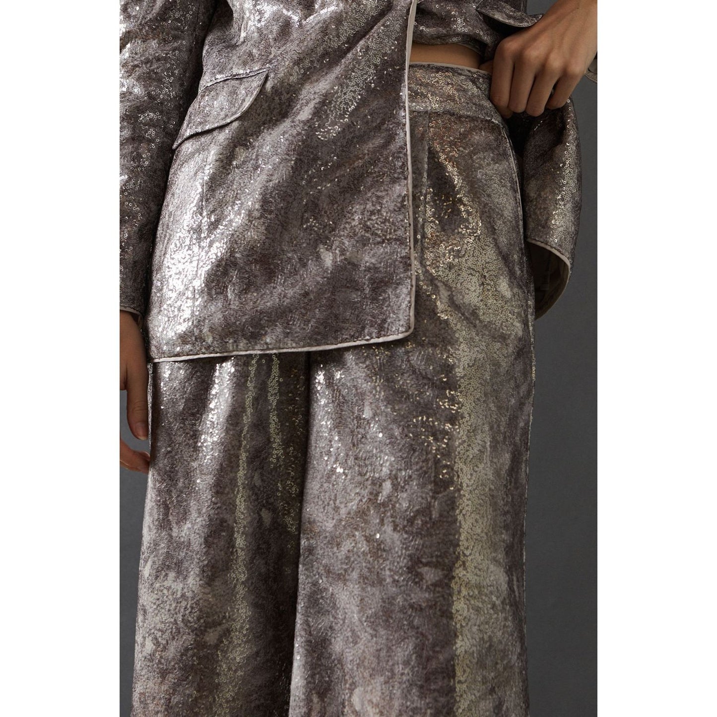 Set Blazer y Pantalón en Lentejuela