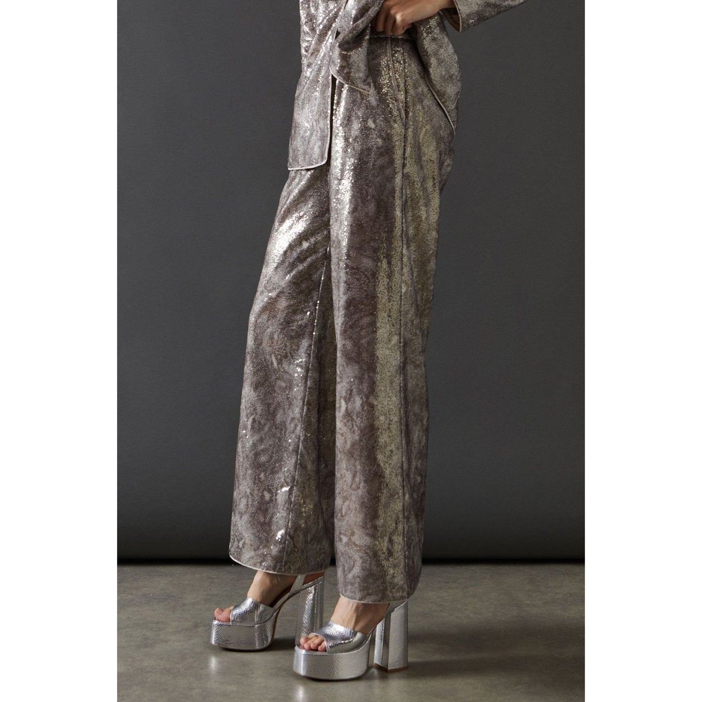 Set Blazer y Pantalón en Lentejuela