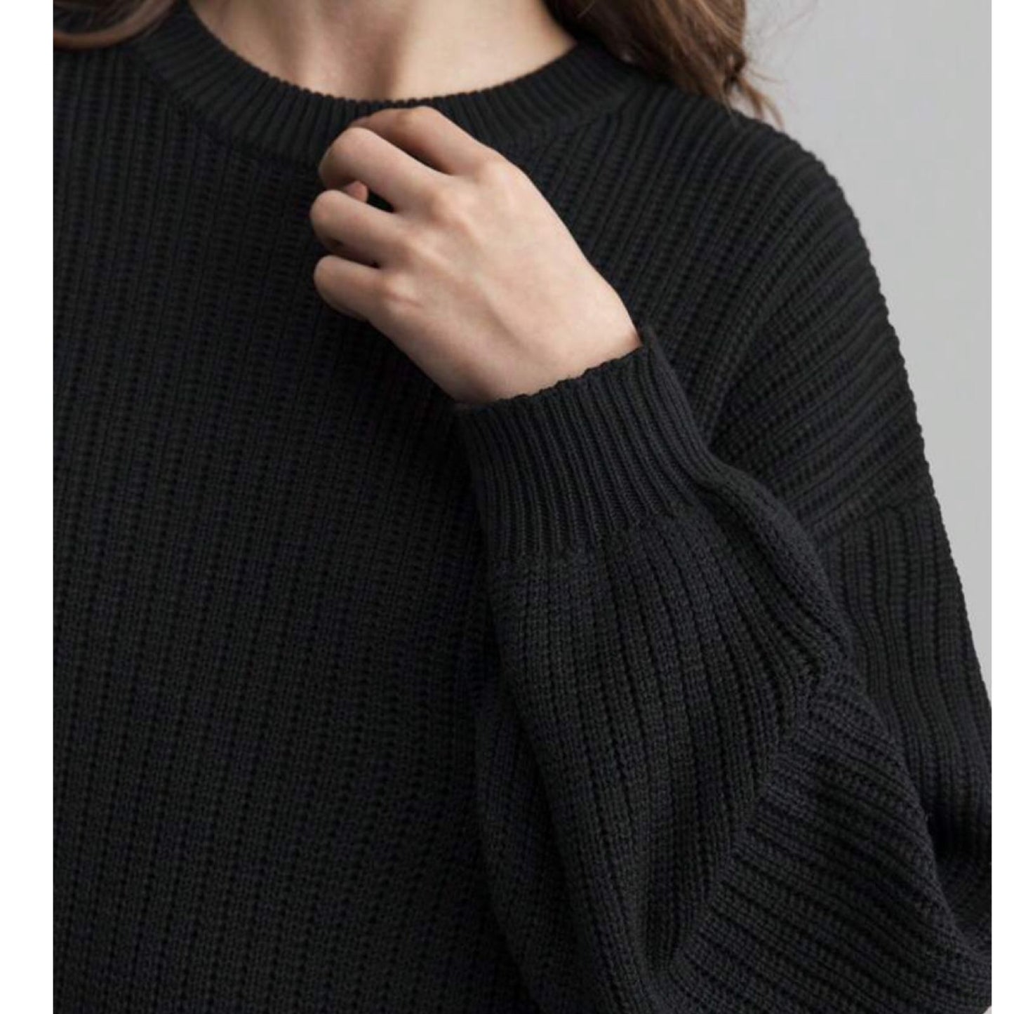 Vestido Tipo Sweater Tejido con Flecos