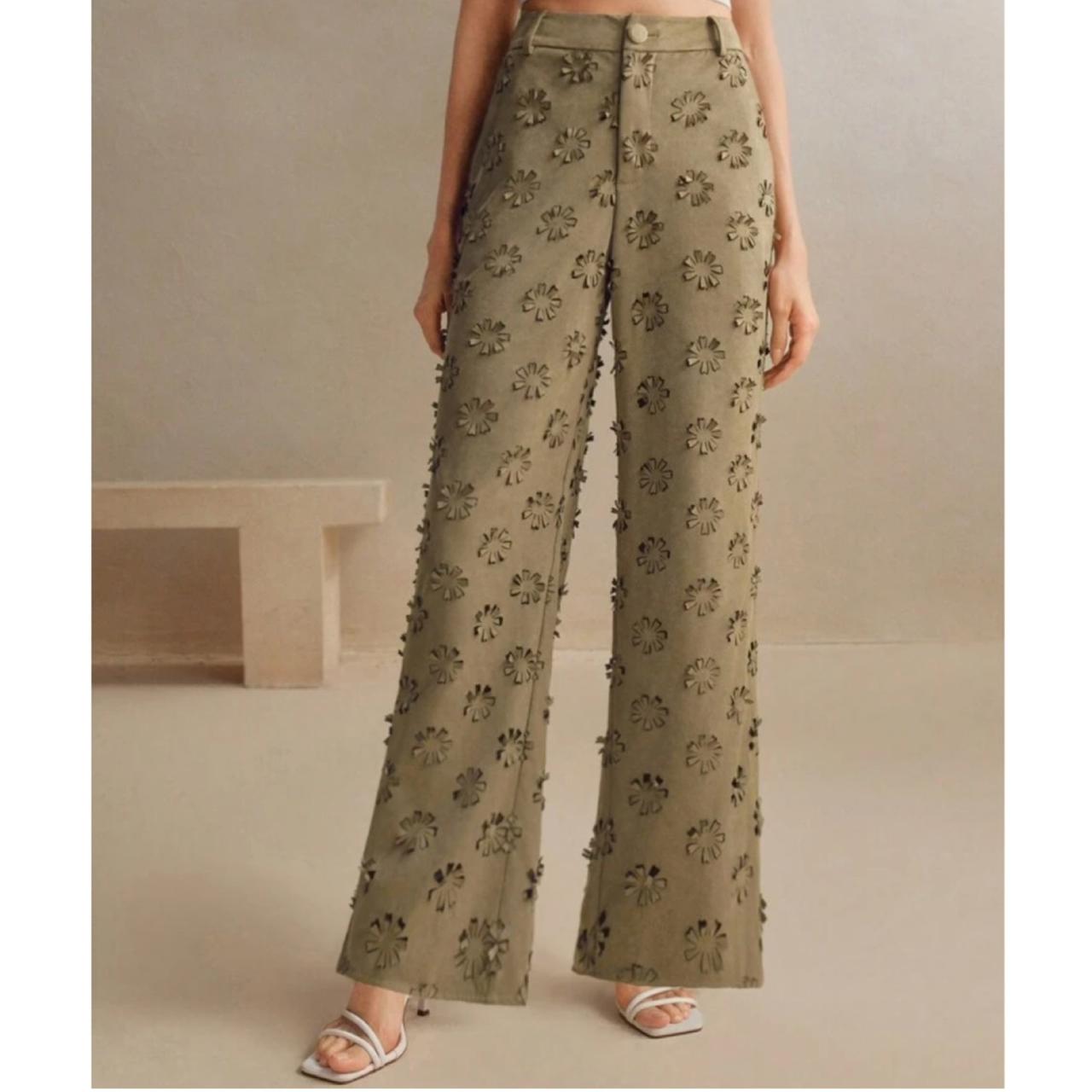 Pantalón Talle alto Floral