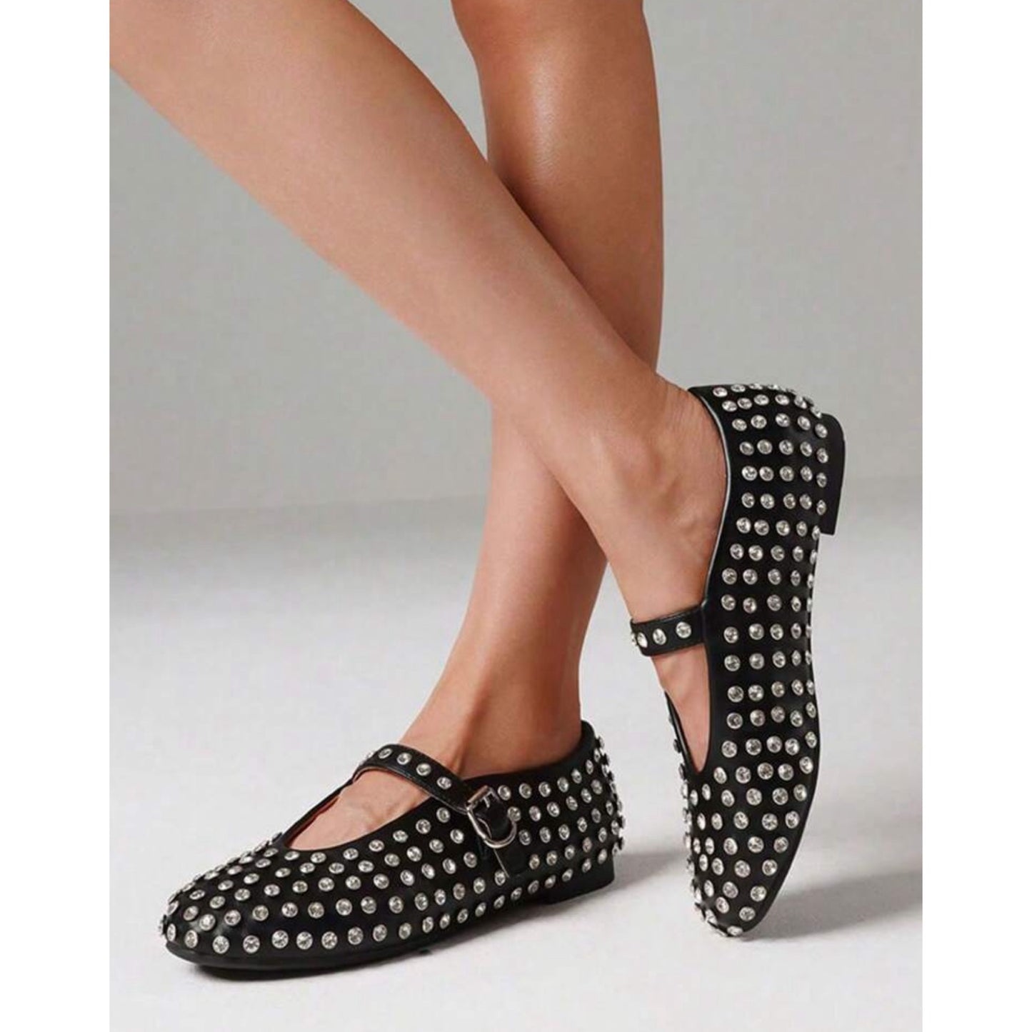 Rhinestone Ballet Flats