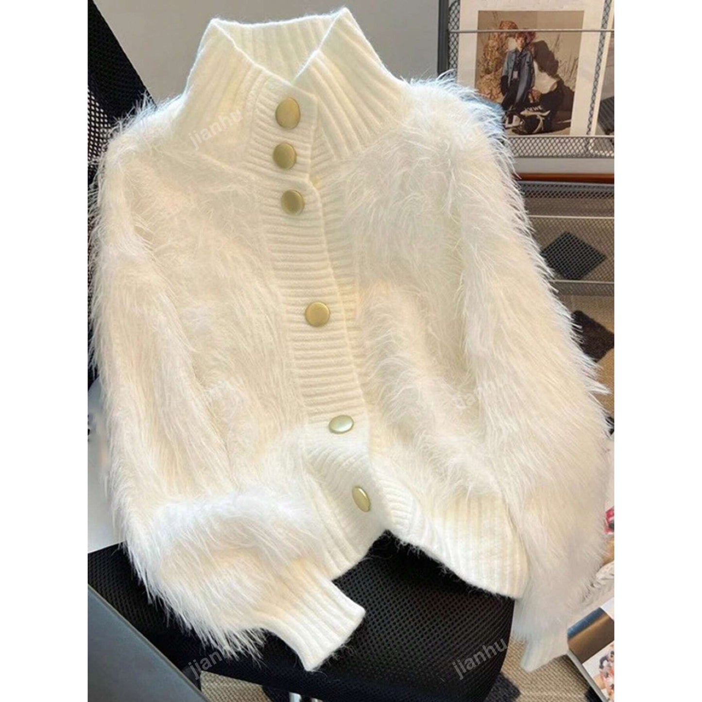 Sweater Tejido con Botones