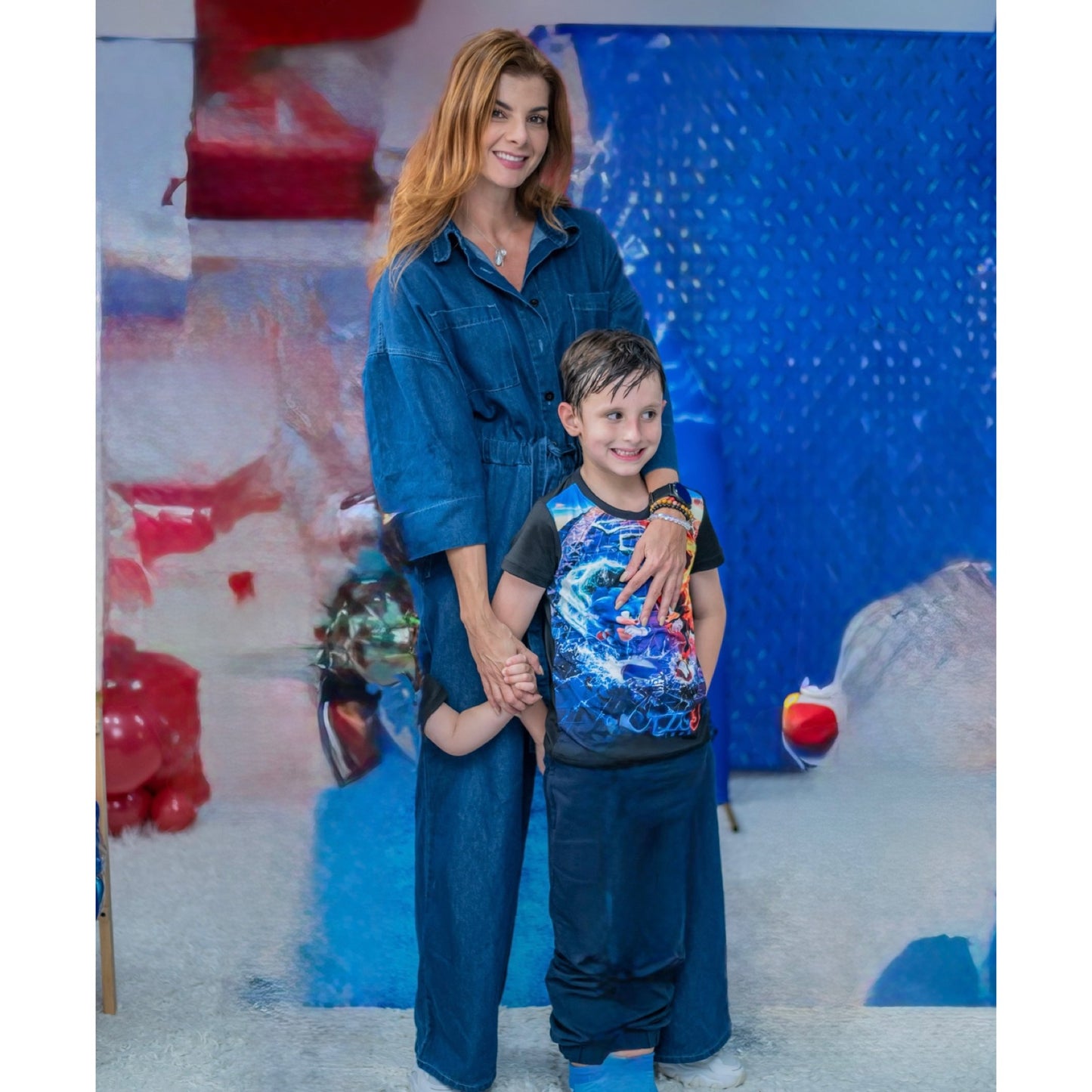 Enterizo con Bolsillos en Denim