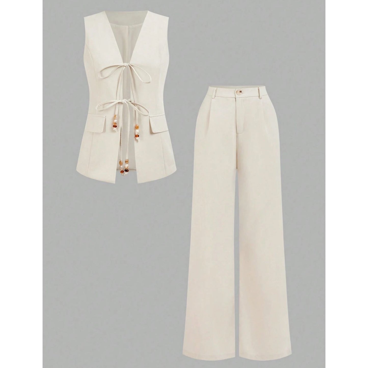 Set Top de Amarrar y Pantalón