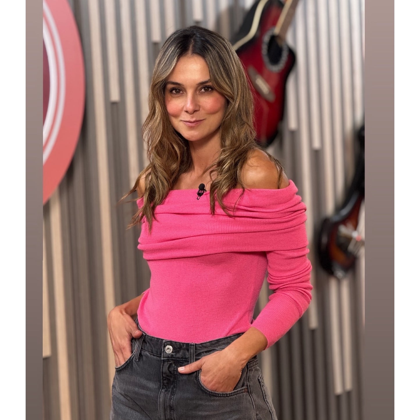 Top Sweater cuello Barco