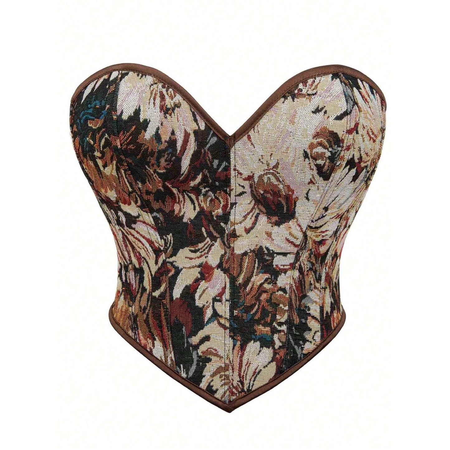 Top Tipo Corset Strapless Floral