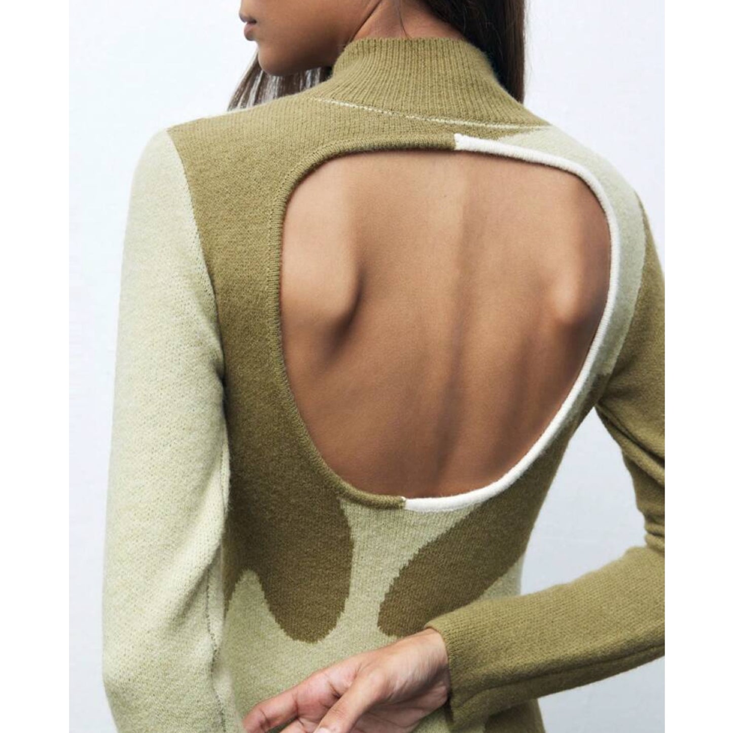 Vestido Tipo Sweater Tejido Estampado As