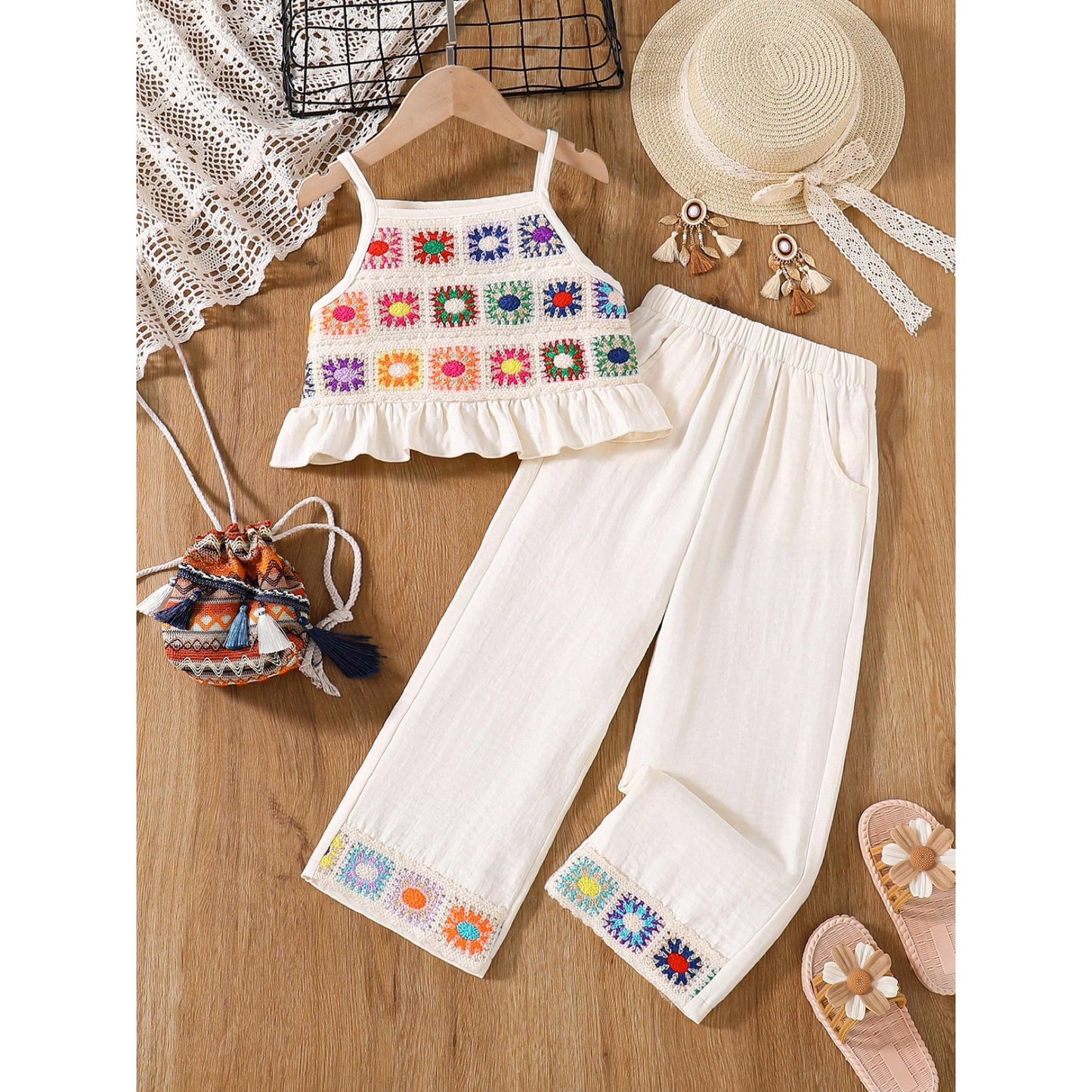 Set Top and Pants Girl