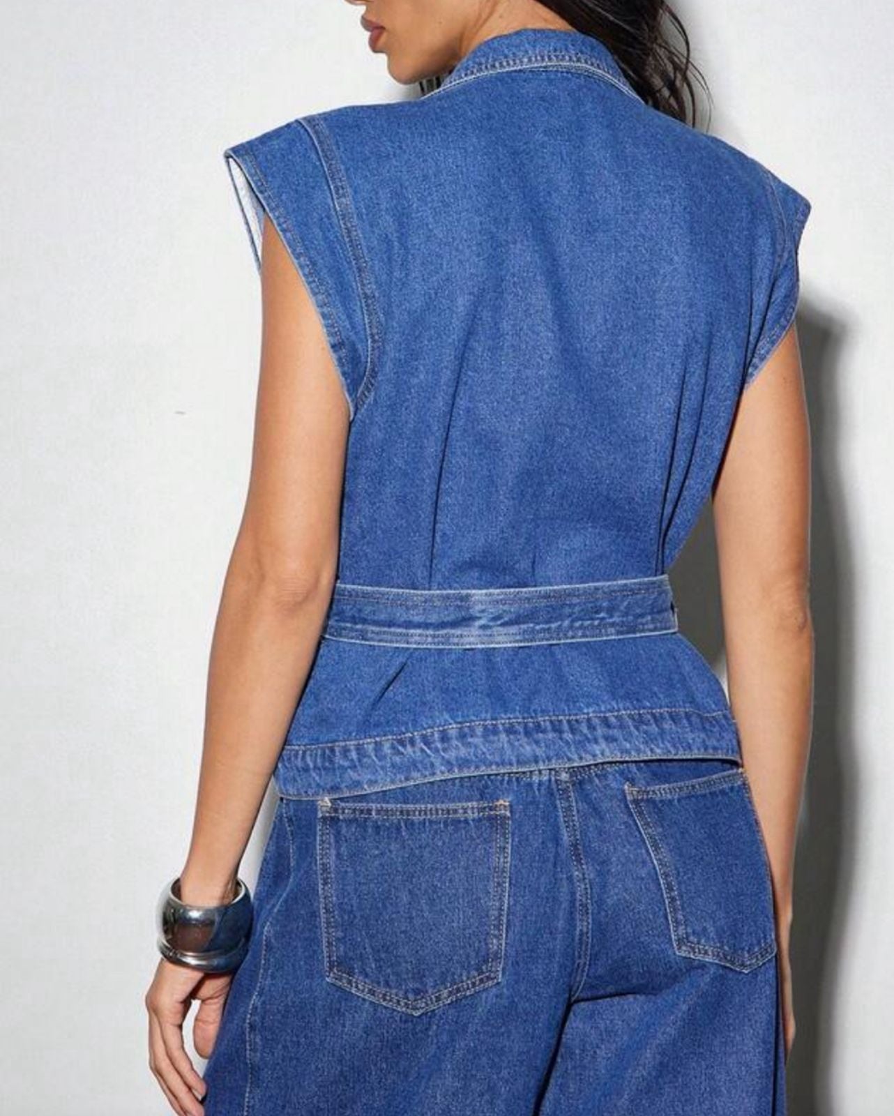 Set Chaleco Denim y Jean