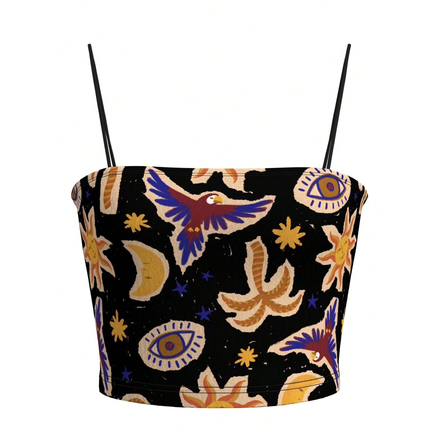 Boho Print Top and Skirt Set