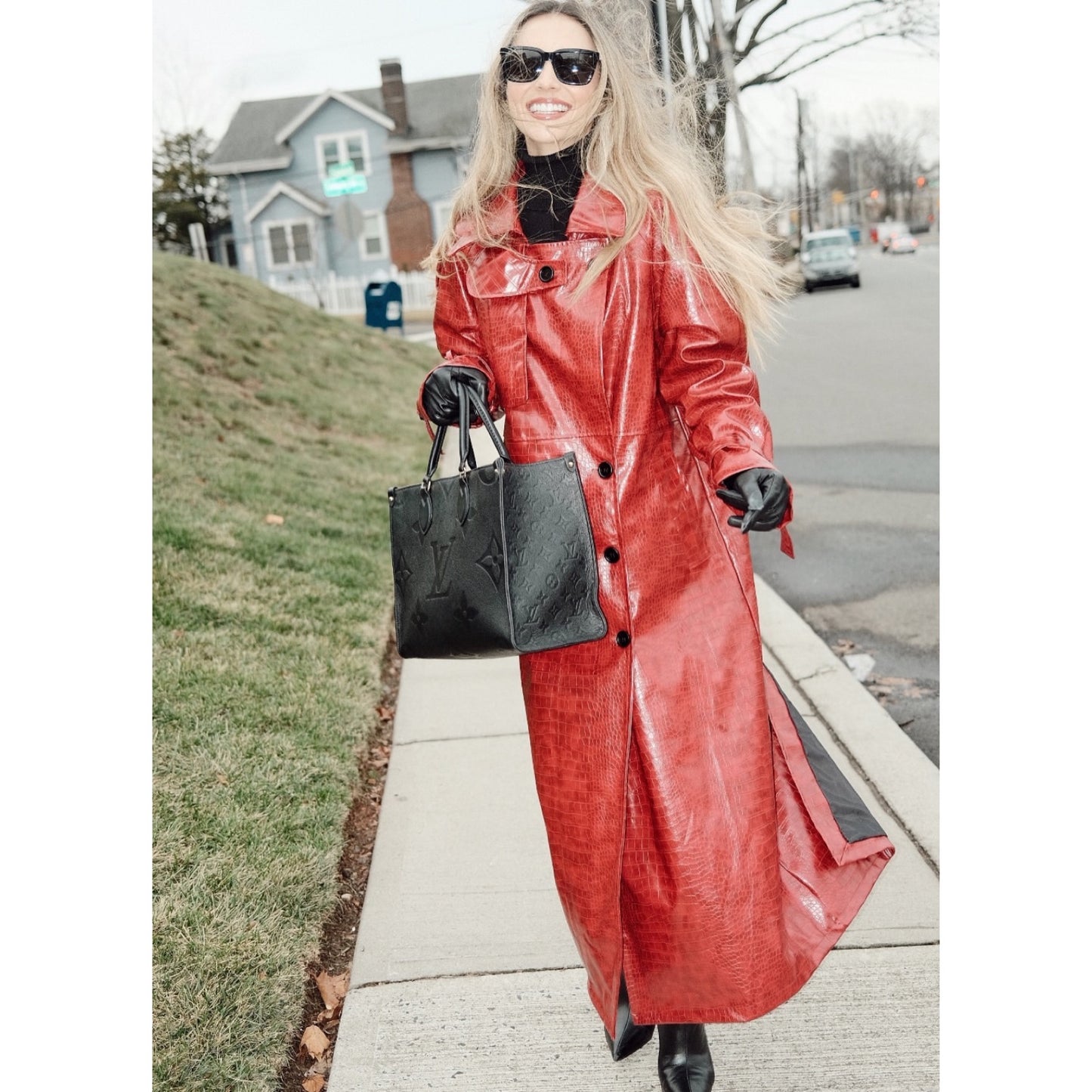 Gabardina Tipo Trench con Botones