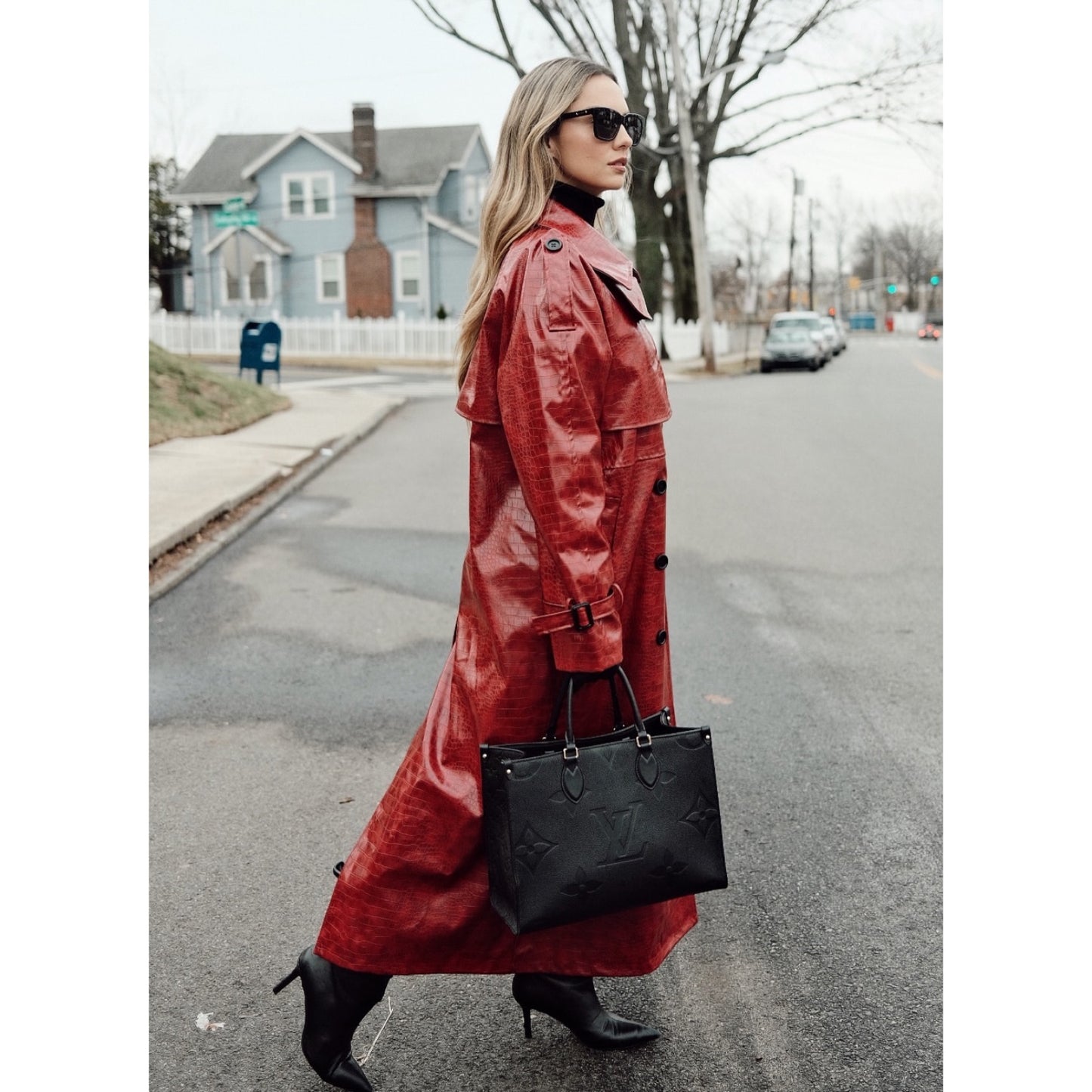 Gabardina Tipo Trench con Botones