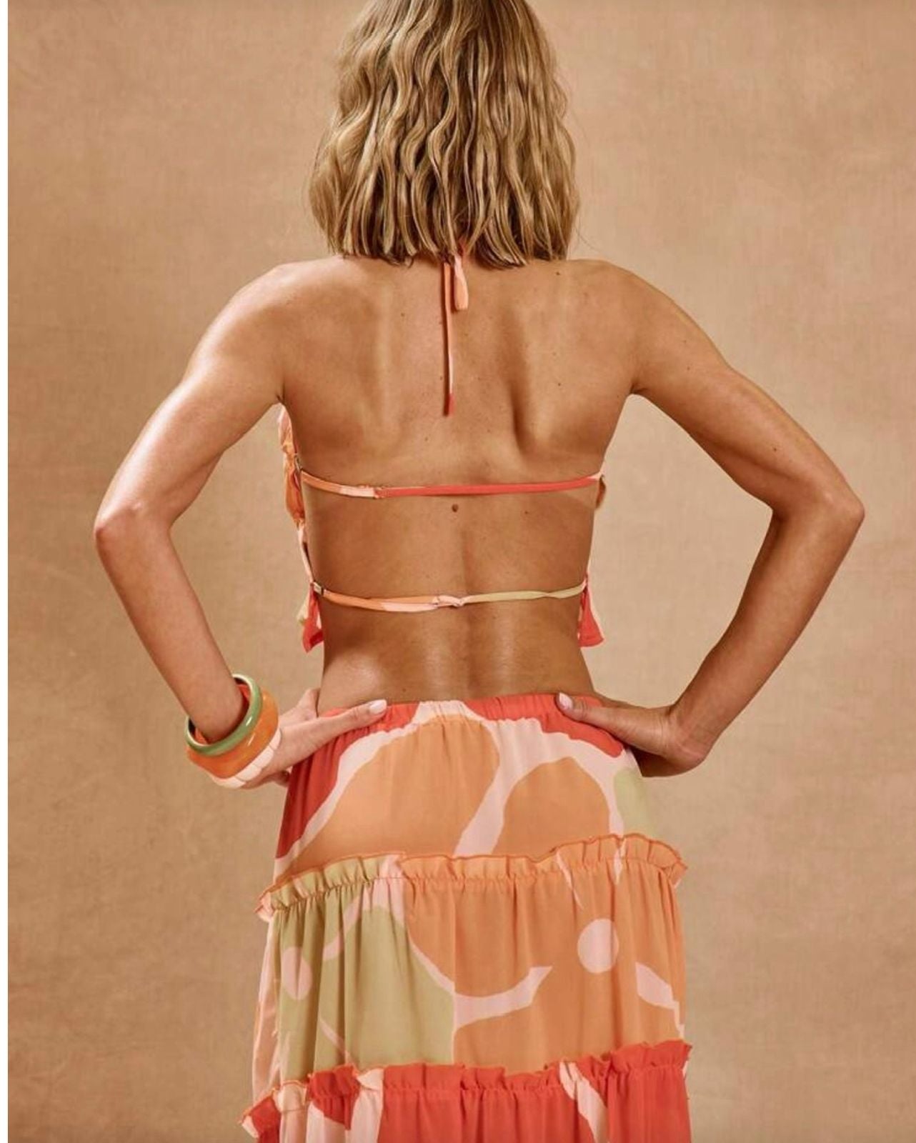 Set Top y Maxi falda