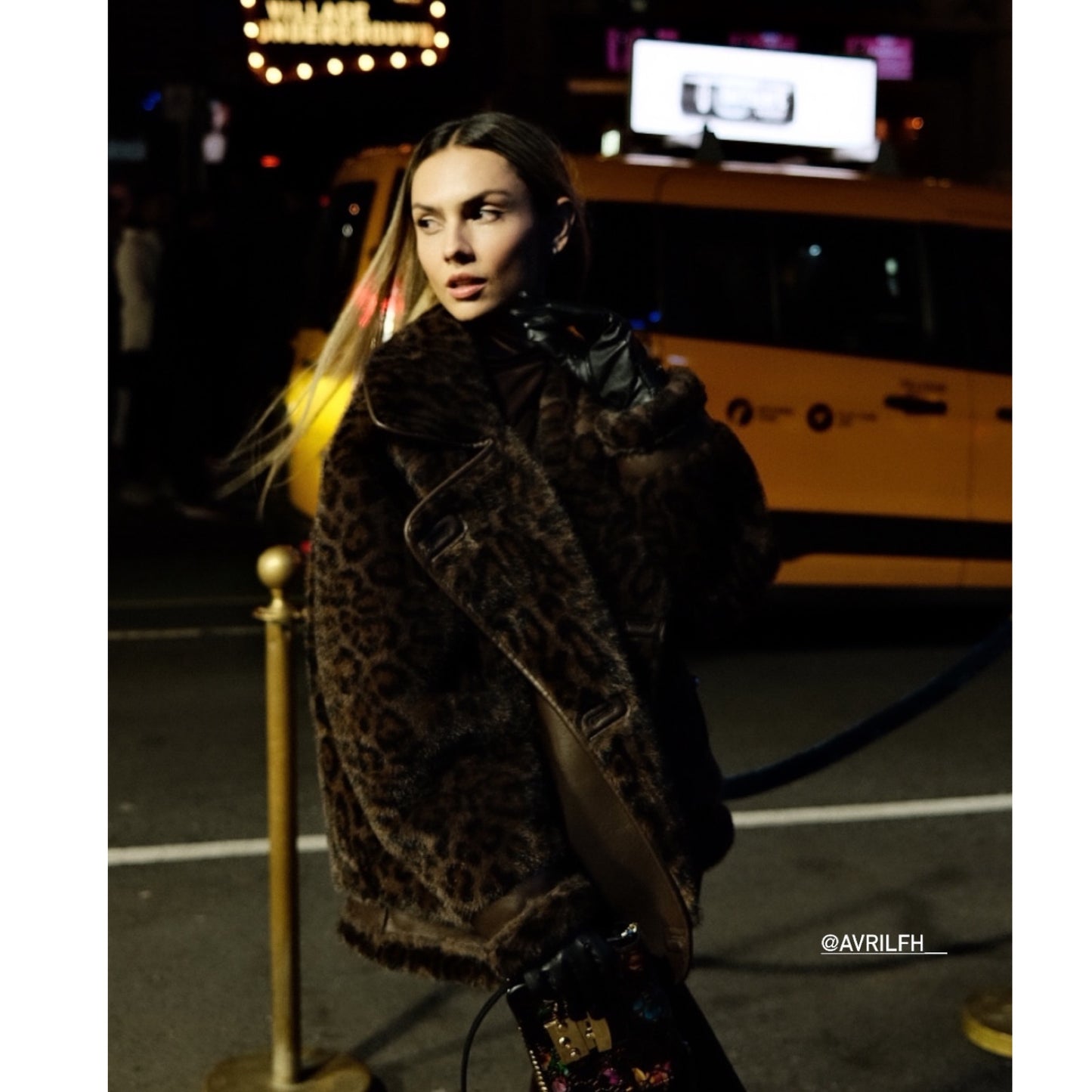 Animal Print Coat