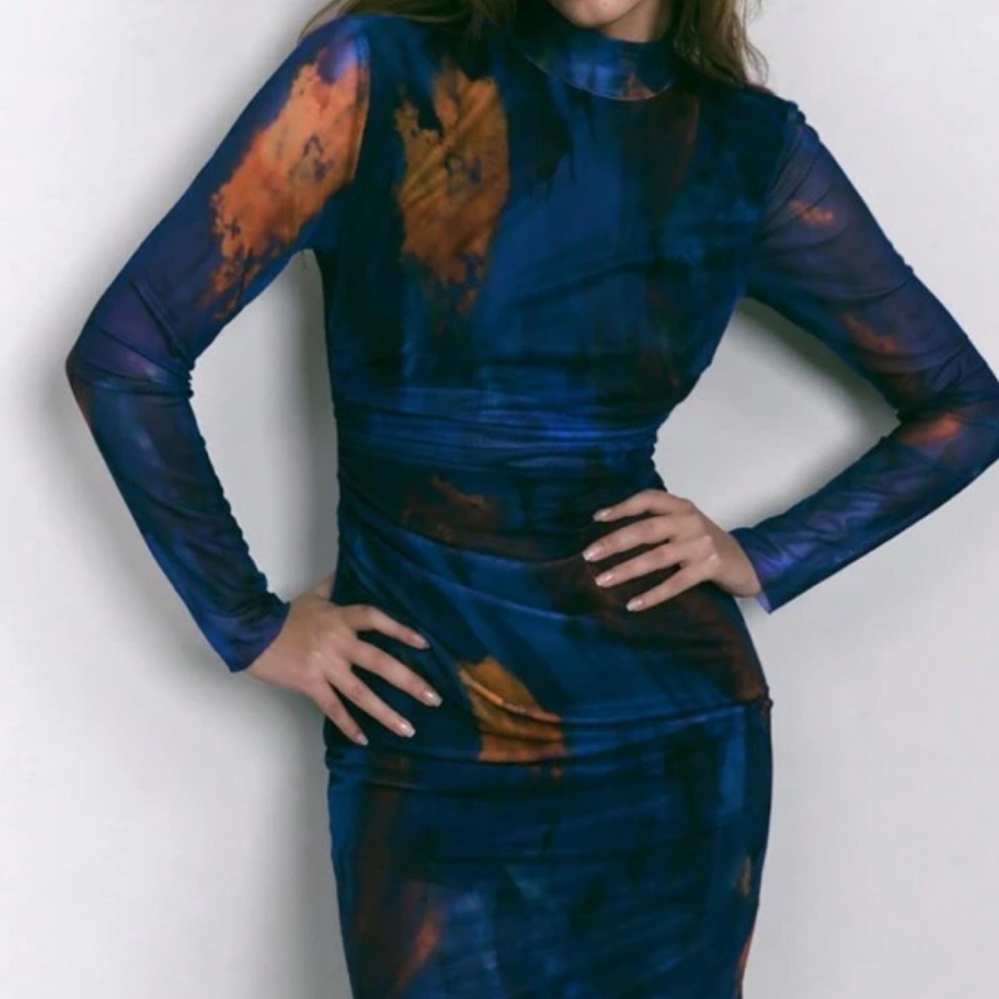 Vestido Midi Tie Dye