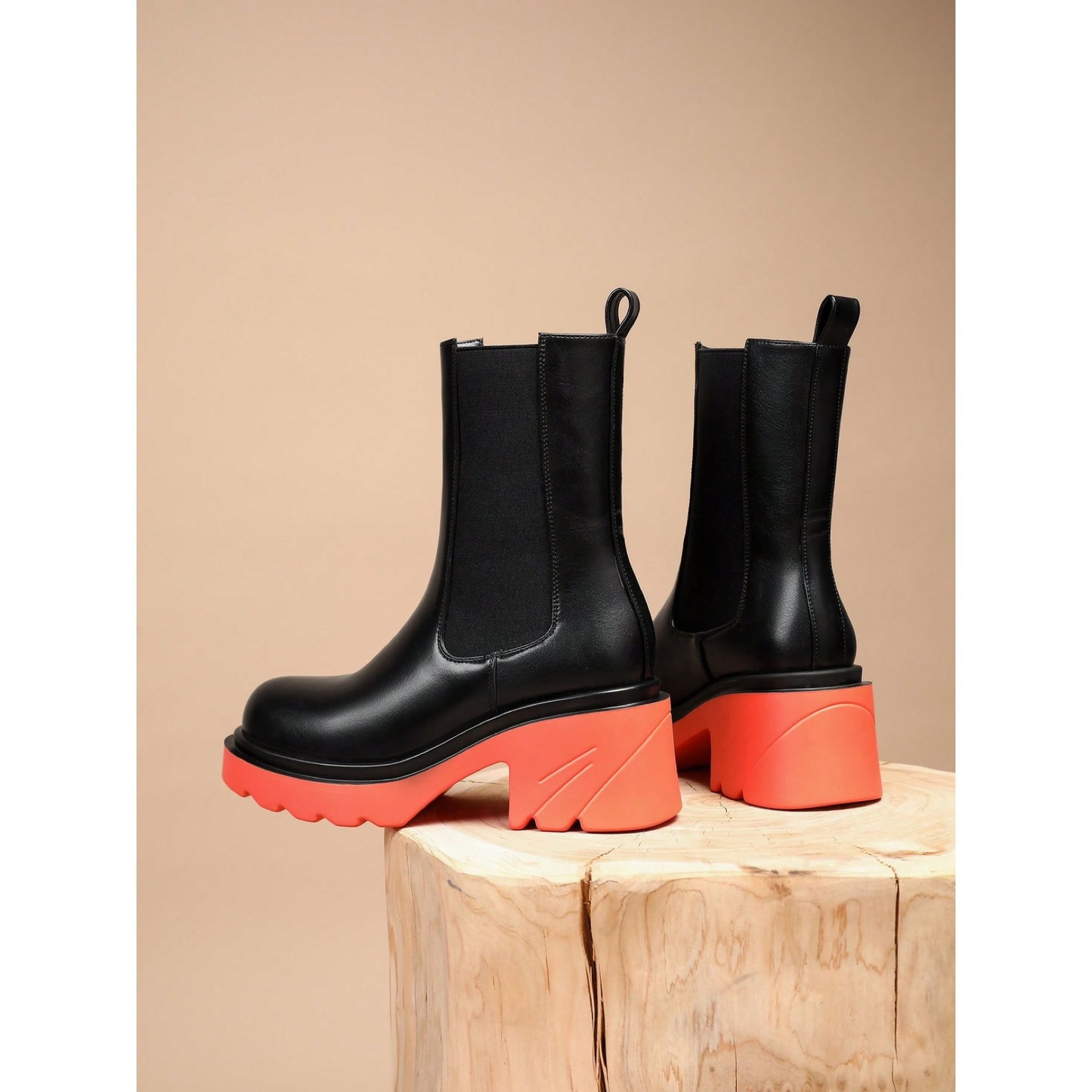 Botines Chelsea Suela de Color