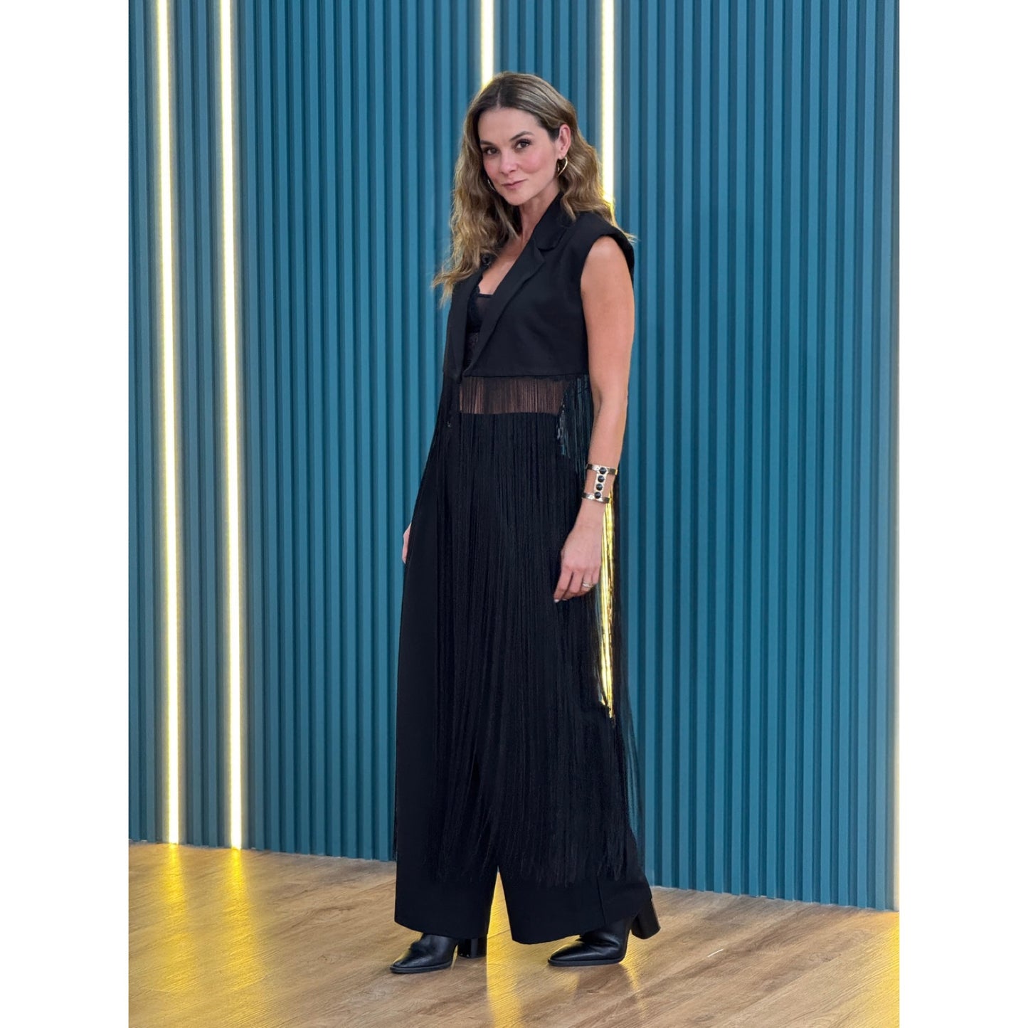 Set Chaleco y Pantalón Flecos Cf