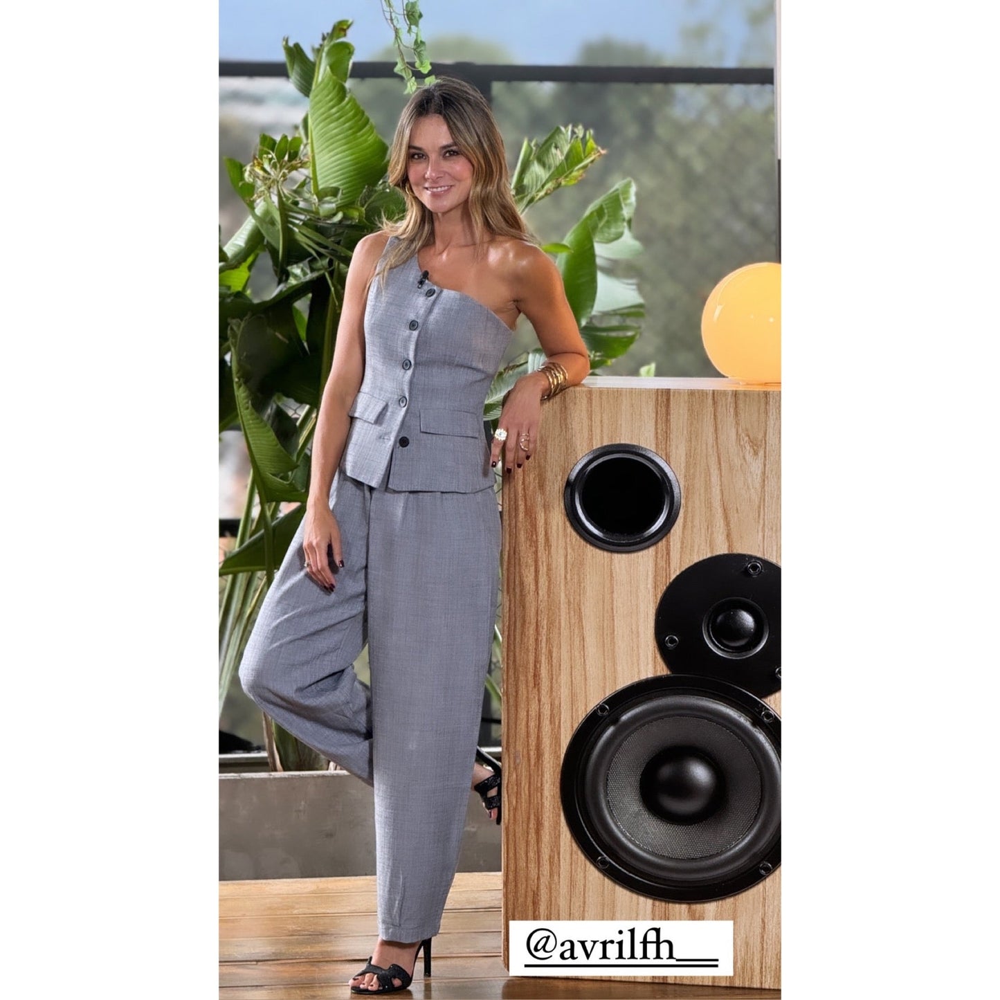 Asymmetric Top and Pants Set