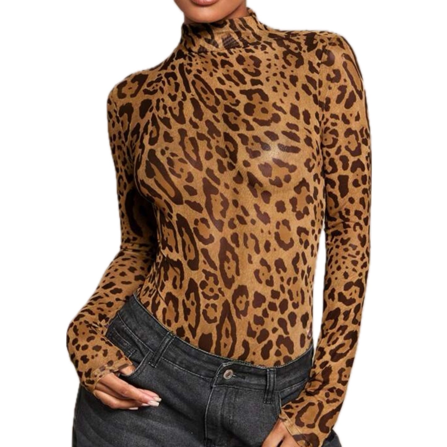 Animal Print Bodysuit