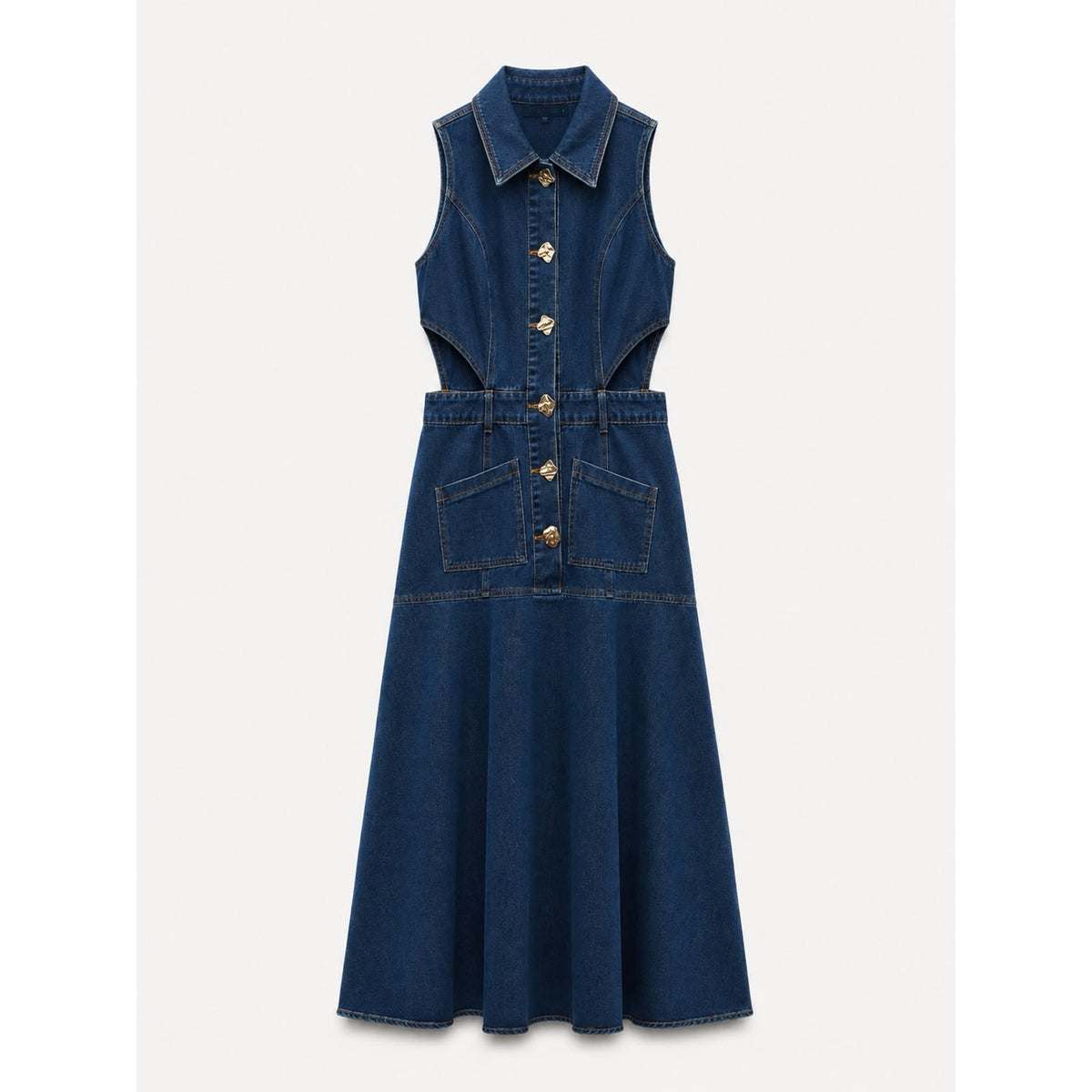 Vestido Midi Denim