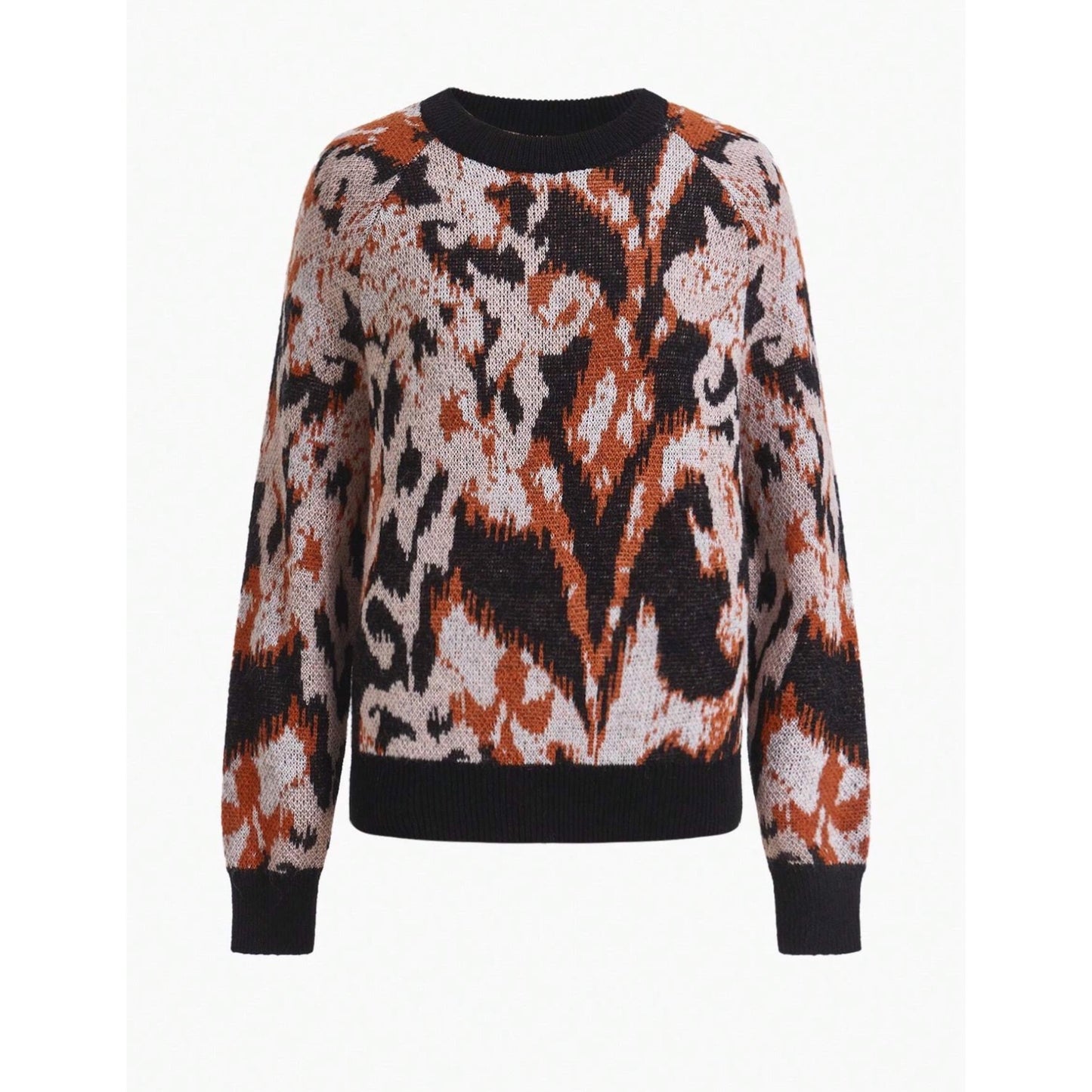 Sweater con Estampado Abstracto Gt