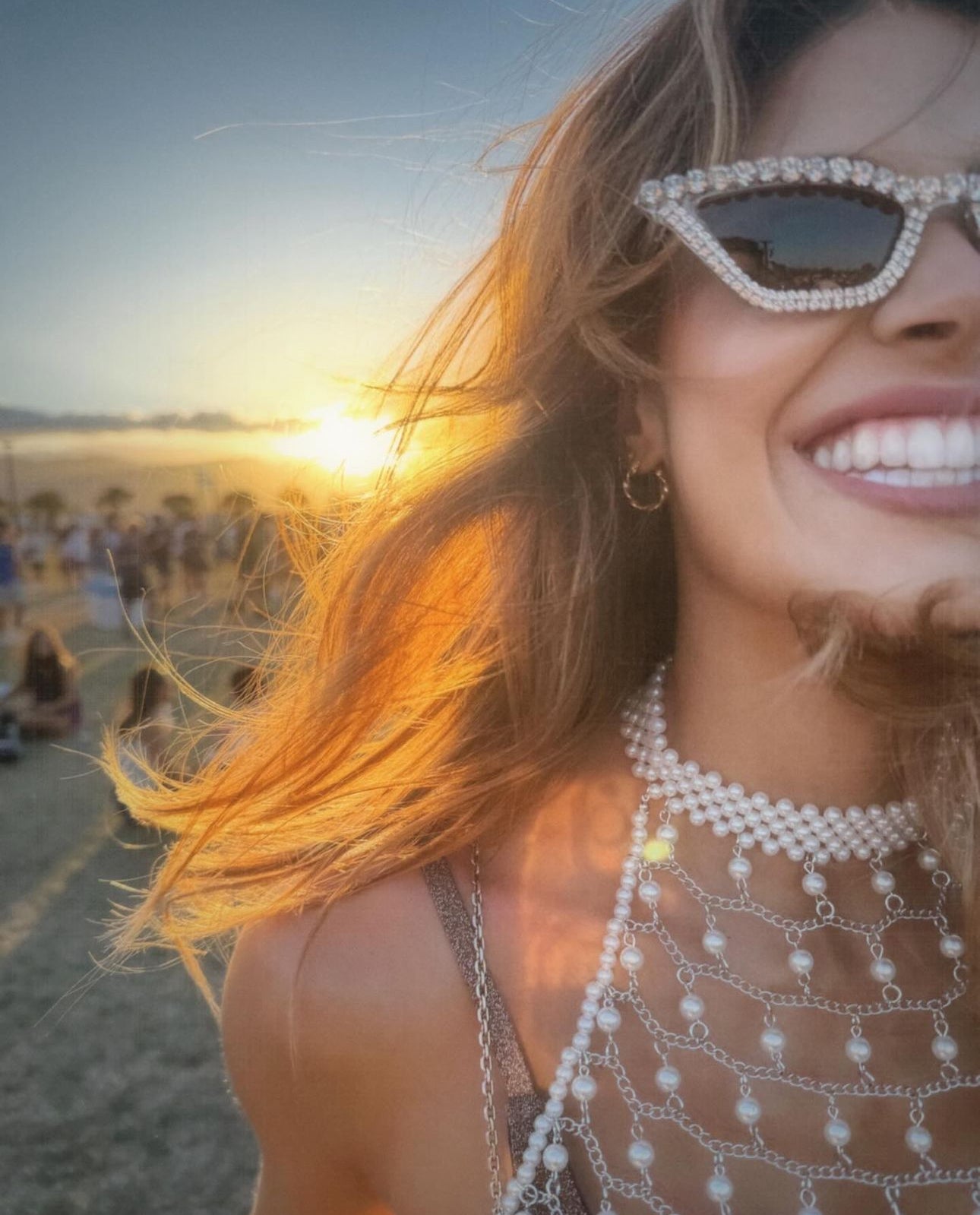 Gafas de Sol con Detalles Glitter