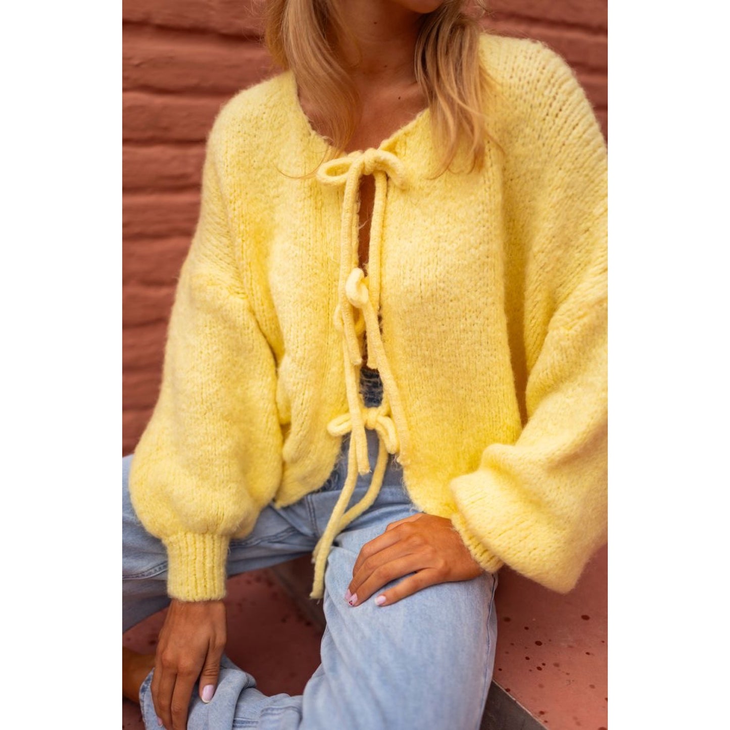 Sweater Oversized con Lazos