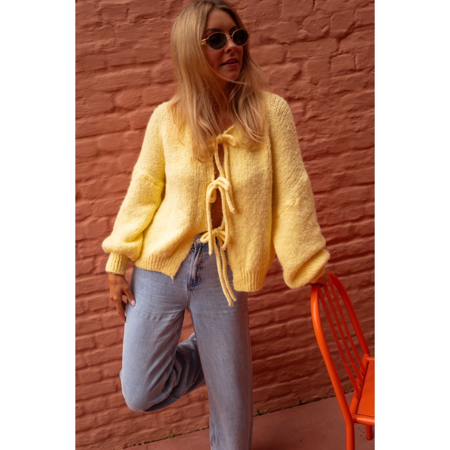 Sweater Oversized con Lazos