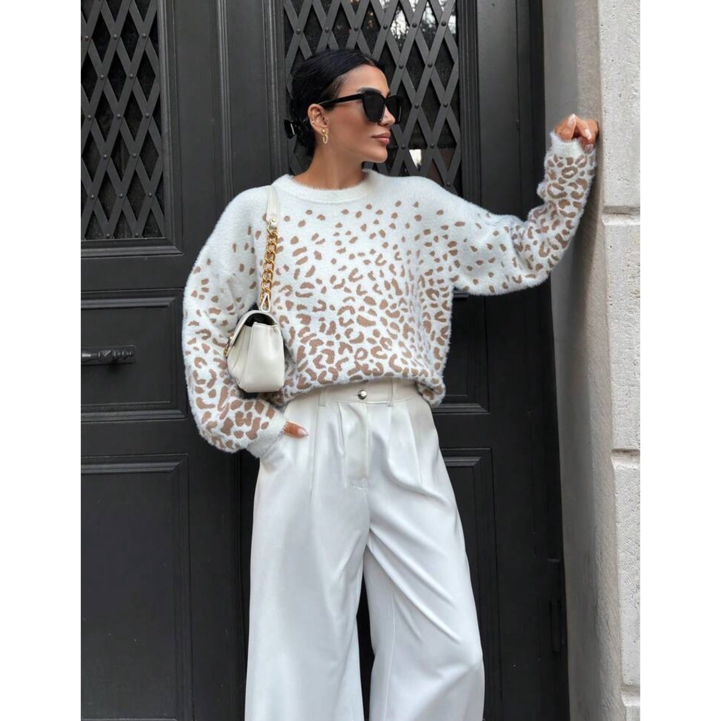 Sweater con Estampado Animal Print PC