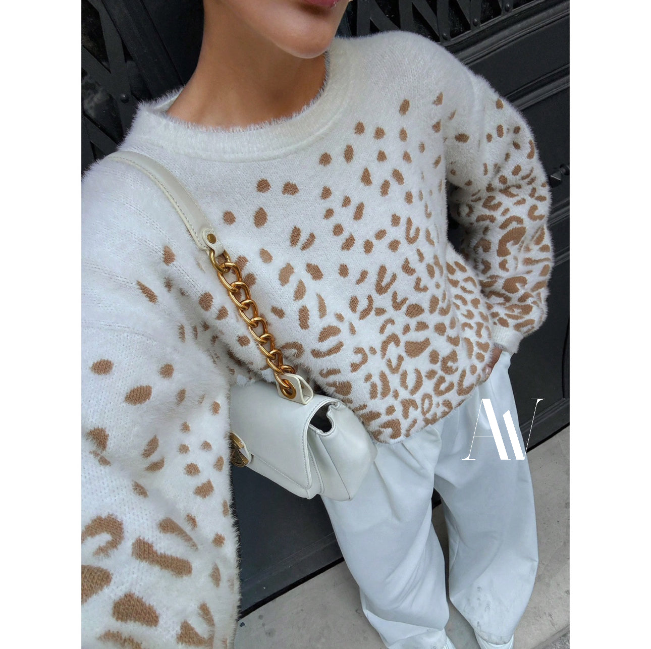 Sweater con Estampado Animal Print PC