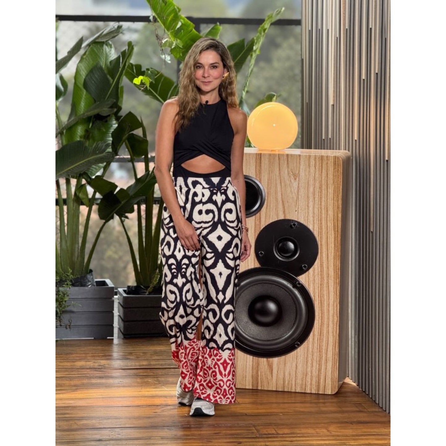 Pantalón   Con Estampado Étnico