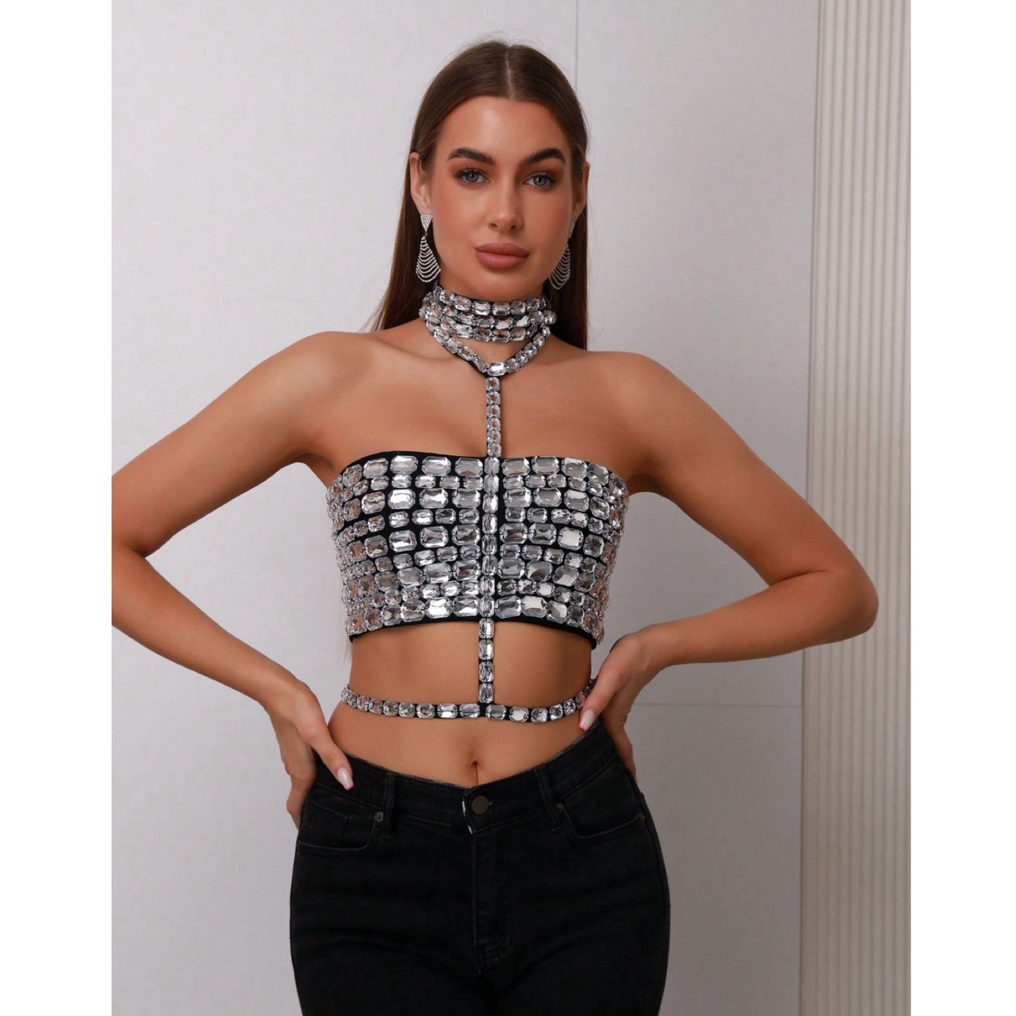 Crop Top Glitter