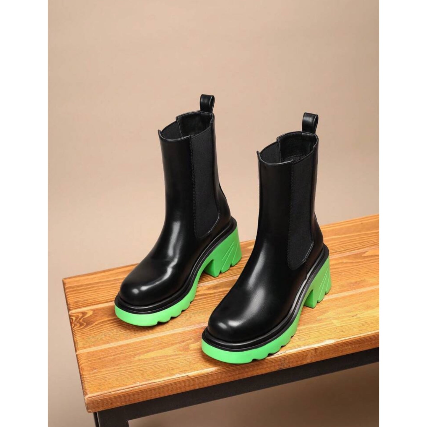 Botines Chelsea Suela Color
