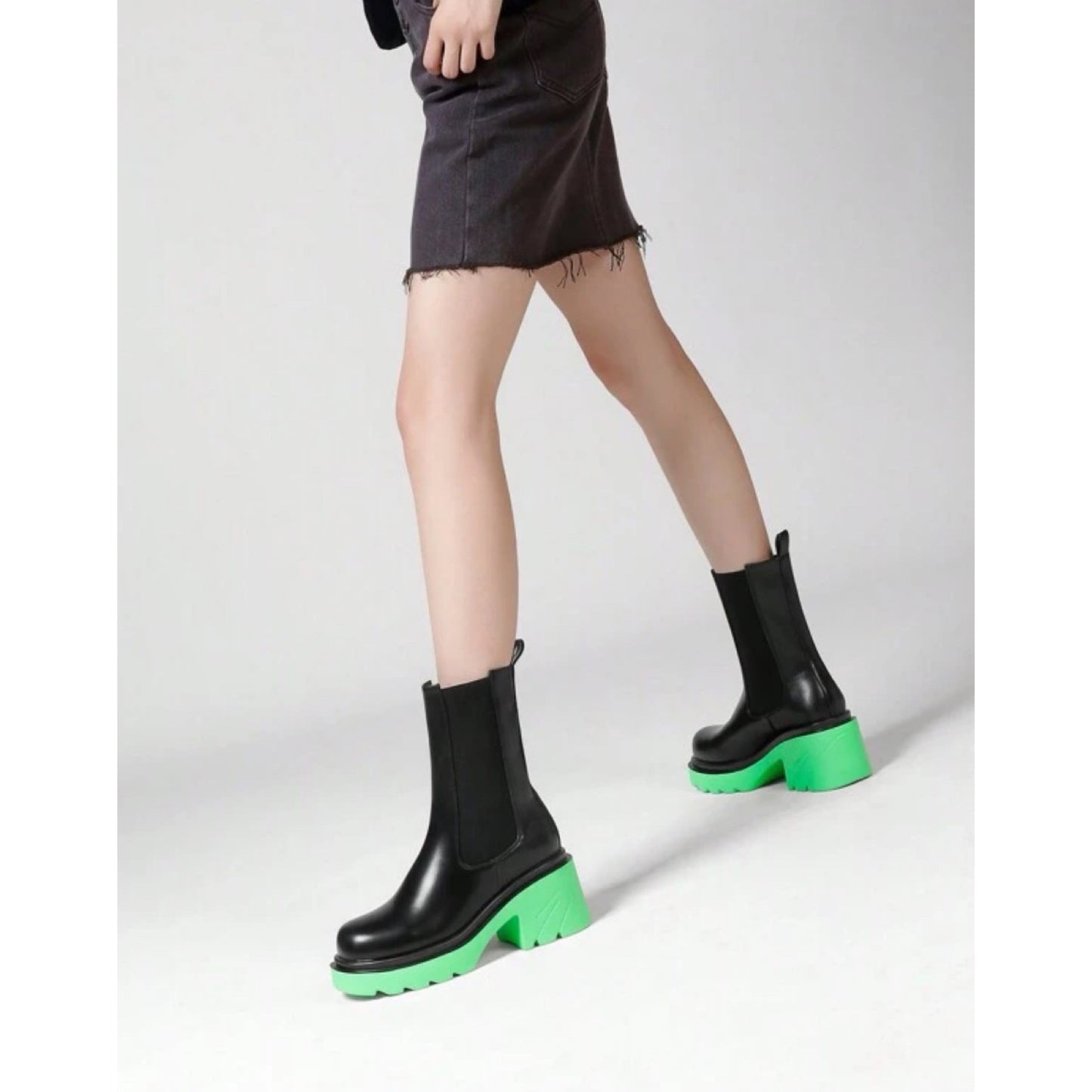 Botines Chelsea Suela Color