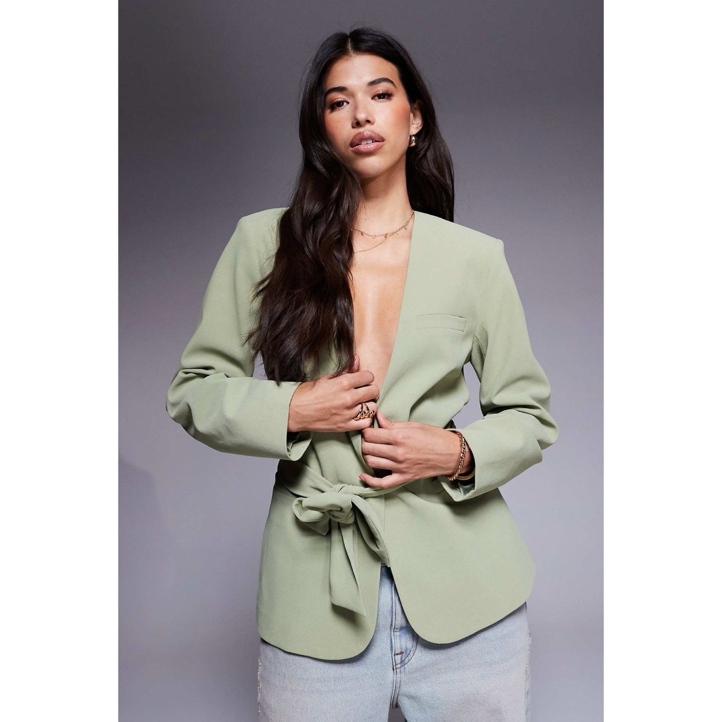 Blazer con Cinturón